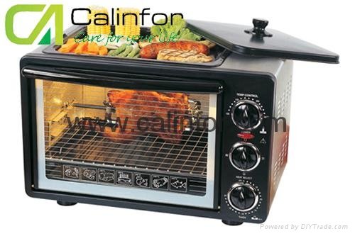  Electric Oven with Top Tray