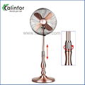 Calinfor 16" exclusive gourd shape round base metal stand fan