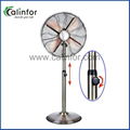 Calinfor 16" metal oscillating stand fan
