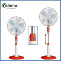 Calinfor special red & white color electric stand fan with timer