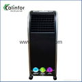 Portable floor standing air cooler fan with mist