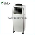 Pearl White portable strong wind air cooler with purifier