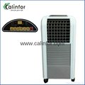 Small home portable indoor air cooling fan with mist