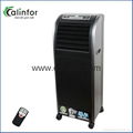 Portable household strong wind air cooler without water