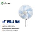 Foshan Calinfor factory low power strong wind 16" wall fan