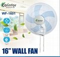 Foshan Calinfor factory durable strong wind 16" wall fan