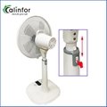 Calinfor new 14 inch auto adjustment height table & stand fan