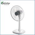 Calinfor new grey color 14 inch height ajustable table & stand fan