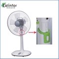Calinfor new ABS 14 inch auto adjustment height table & stand fan