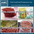 Floating fish feed machine