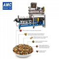 Extruded pet dog snack food processing line