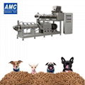 Dog food extruder with steam system