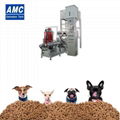 Dog food extruder with steam system