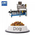 Dog food extruder with steam system