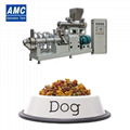 Dog food extruder with steam system