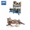 Dog food extruder with steam system