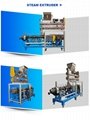 Floating fish feed extruder line