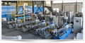 Floating fish feed extruder line