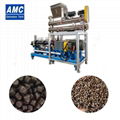 Floating fish feed extruder line