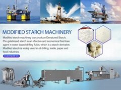 Oil drilling starch machine