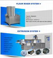 Filling extrusion snacks machines