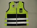 Double color police vest