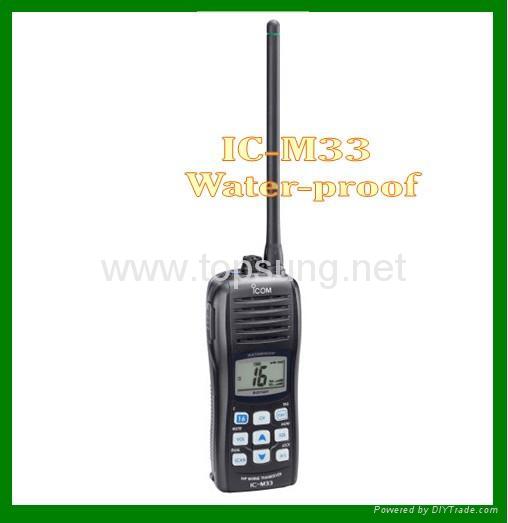 icom VHF/UHF two way radio communication IC-M34 M33 3