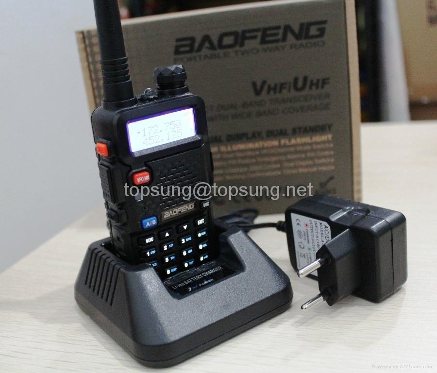 baofeng uv 5r two way radio uv-5r dual band walkie talkie vhf/uhf transceiver 