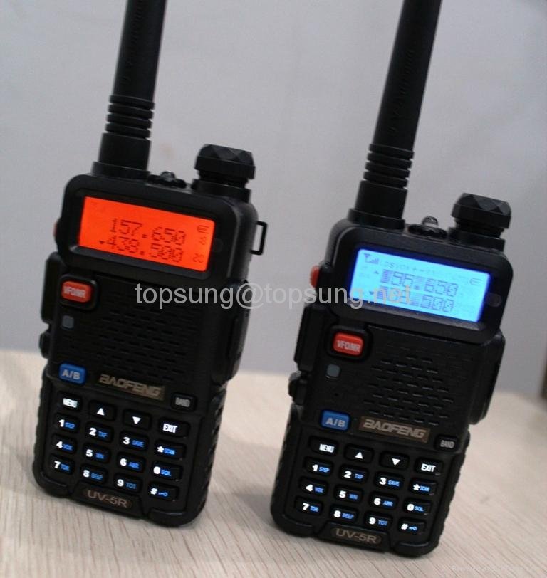 baofeng uv 5r two way radio uv-5r dual band walkie talkie vhf/uhf transceiver  2