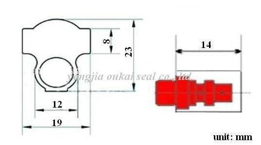 security plastic meter seal  3