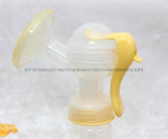 Silicone breast pump