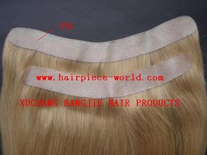 skin weft remy hair,seamless hair extension,hair weaving