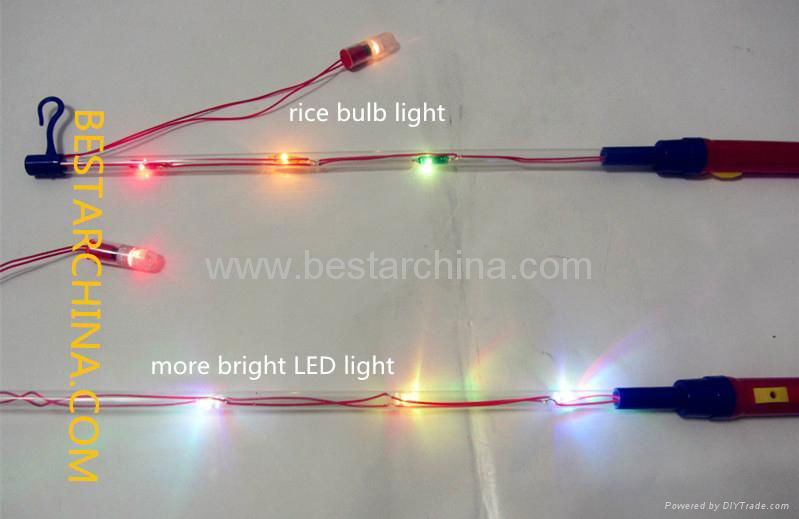electric lantern stick 3 LED flashing light