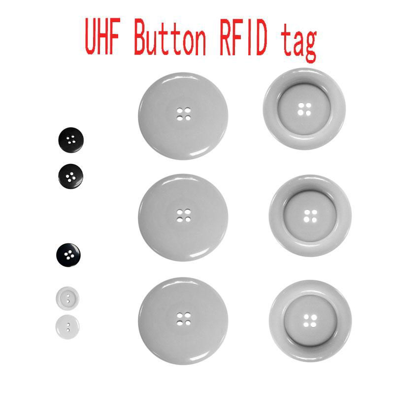 Long Distance HF/UHF Rfid Tags Small Size Button Cheap Price For Laundry Tag lab 2