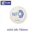 Free Sample High Quality 13.56Mhz Waterproof NFC Label Sticker RFID Label Tag 3