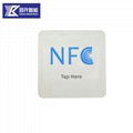 Free Sample High Quality 13.56Mhz Waterproof NFC Label Sticker RFID Label Tag