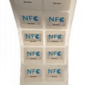 Free Sample High Quality 13.56Mhz Waterproof NFC Label Sticker RFID Label Tag