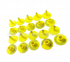 RFID Cattle Ear Tags – UV-Resistant, 2m Read Range | Free Custom Numbering