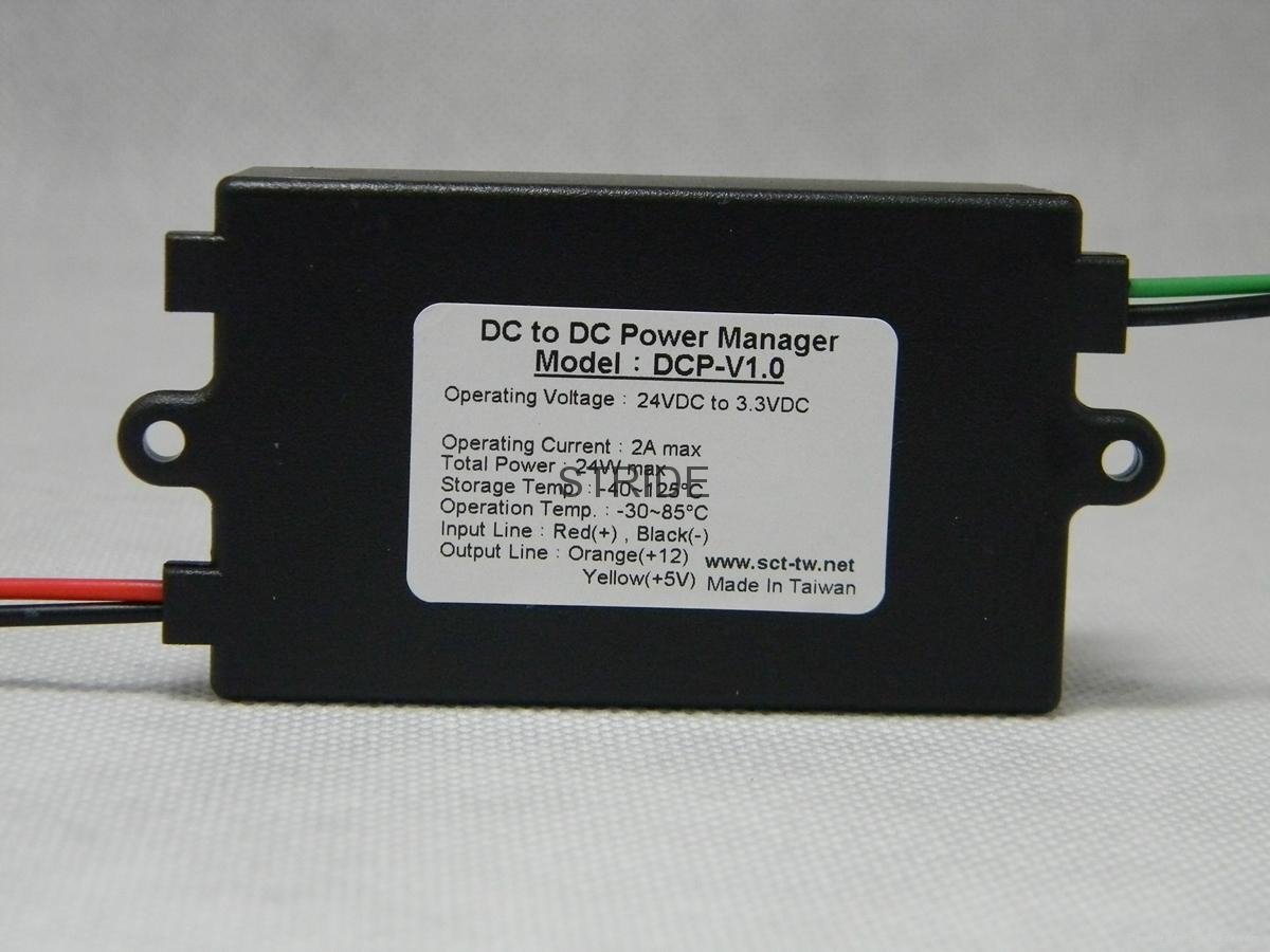 DC Power Manager 24V to 12V (DCP-V1.0-12)