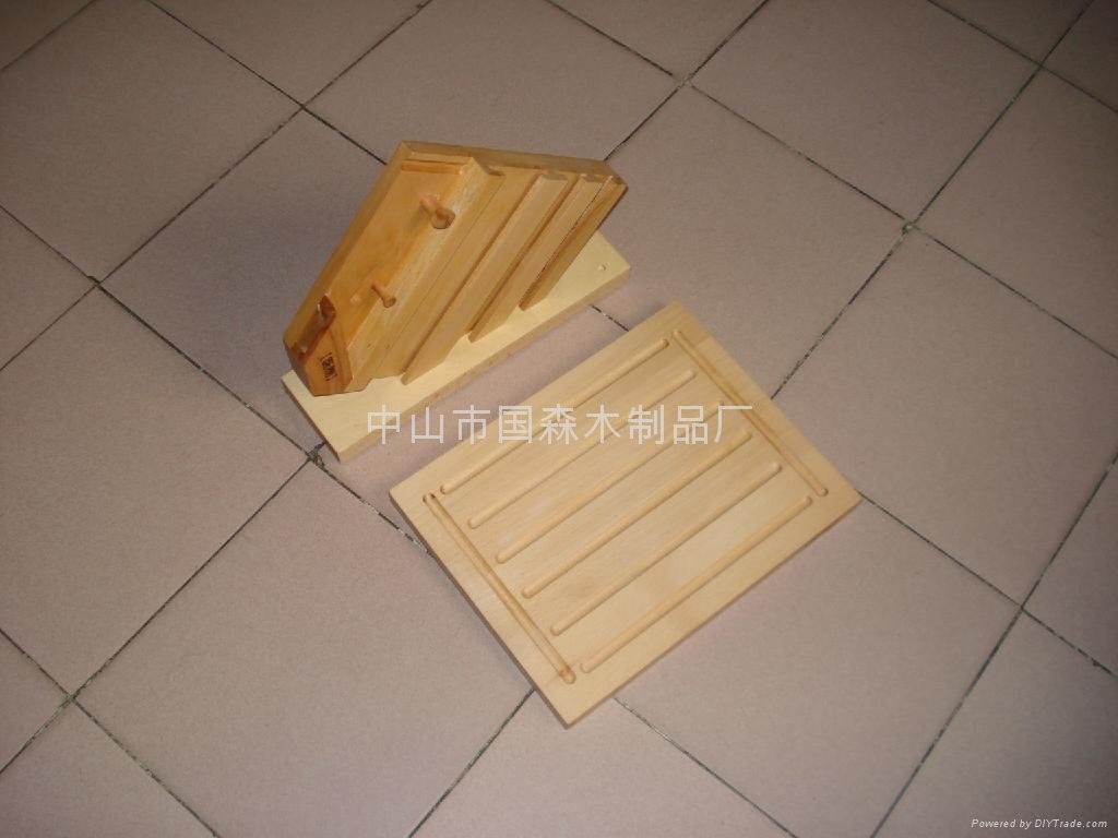 chopping board & knife block