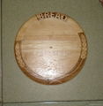 Rubber wood bread board 1