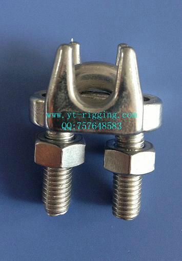 stainless steel wire rope clip DIN741 type 2