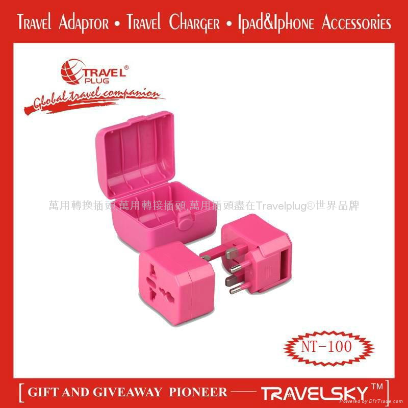 2013 Nice Interchangeable Plug AC Adapter With High Quality for Travelling NT100