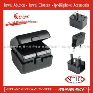 2013 Nice Interchangeable Plug AC Adapter With High Quality for Travelling NT100 3