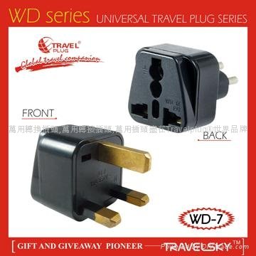 2013 Hot Selling UK Socket Plug For Home Appliances With CE&ROHS (WD-7F) 2