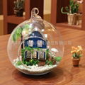 Voice control cabin glass ball hanging ornament 