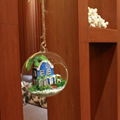 Voice control cabin glass ball hanging ornament 