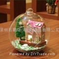 Voice control cabin glass ball hanging ornament 