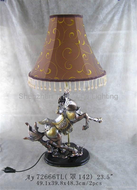 Gallop modeling resin table lamp