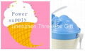 NEW PRODUCT ICE CREAM SHAPE MINI PORTABEL CUTE LED  FAN